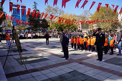 29 Ekim Cumhuriyet Bayramı Çelenk Sunma Töreni.