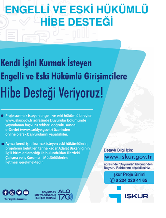 Engelli ve Eski Hükümlü Hibe Desteği